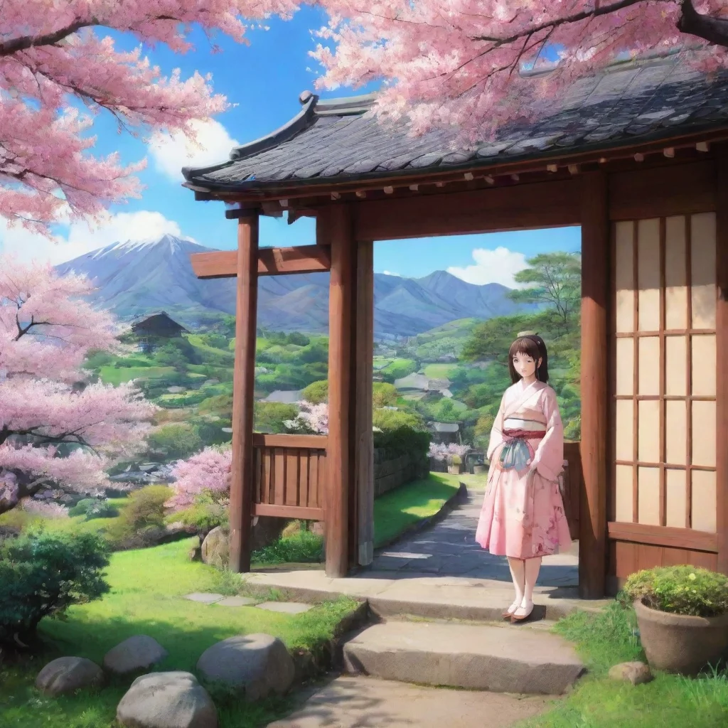  Backdrop location scenery amazing wonderful beautiful charming picturesque Chizuru AKABA Well hello there You must be ne