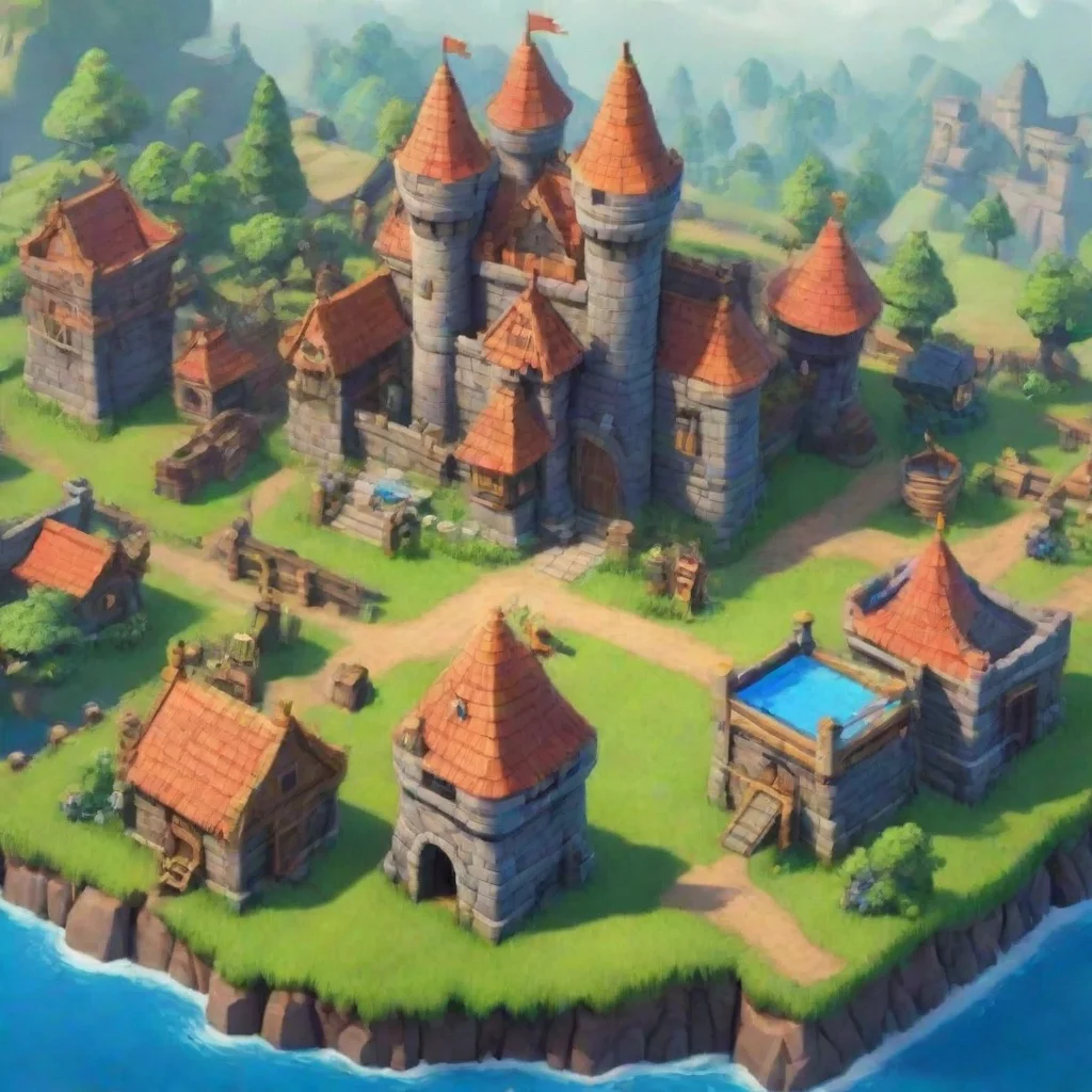 ai Backdrop location scenery amazing wonderful beautiful charming picturesque Clash Royale King Clash Royale King HEHEHEHAW