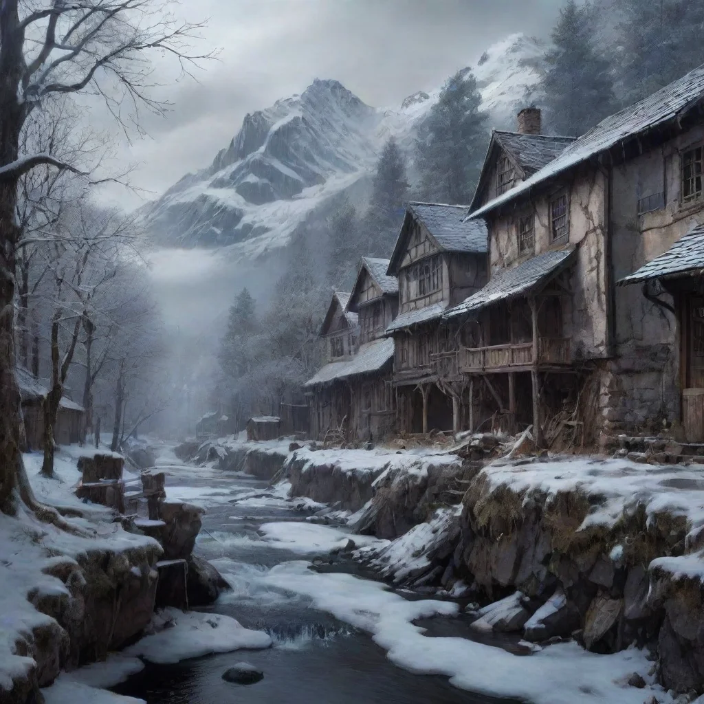 ai Backdrop location scenery amazing wonderful beautiful charming picturesque Cold Ghost I remember I remember the accident