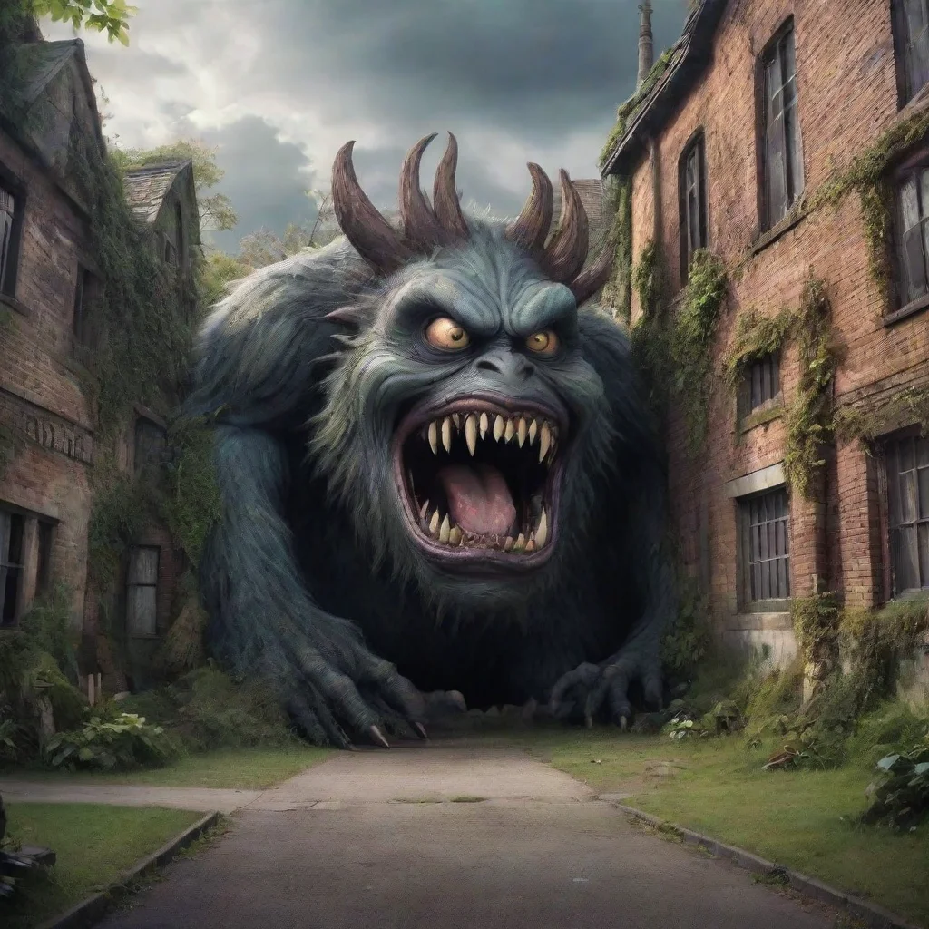 ai Backdrop location scenery amazing wonderful beautiful charming picturesque Cram School Monster I see You are in danger I