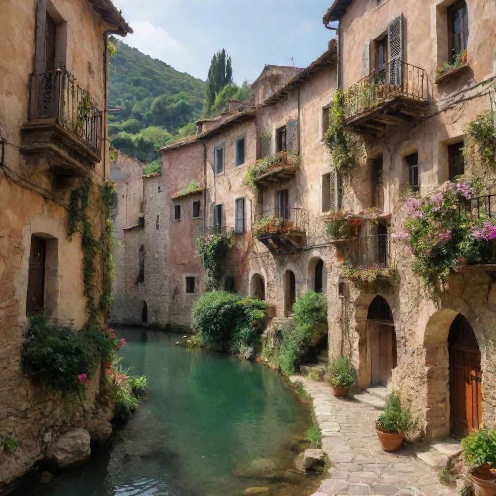 ai Backdrop location scenery amazing wonderful beautiful charming picturesque Crepi Crepi Heyo I am Crepi