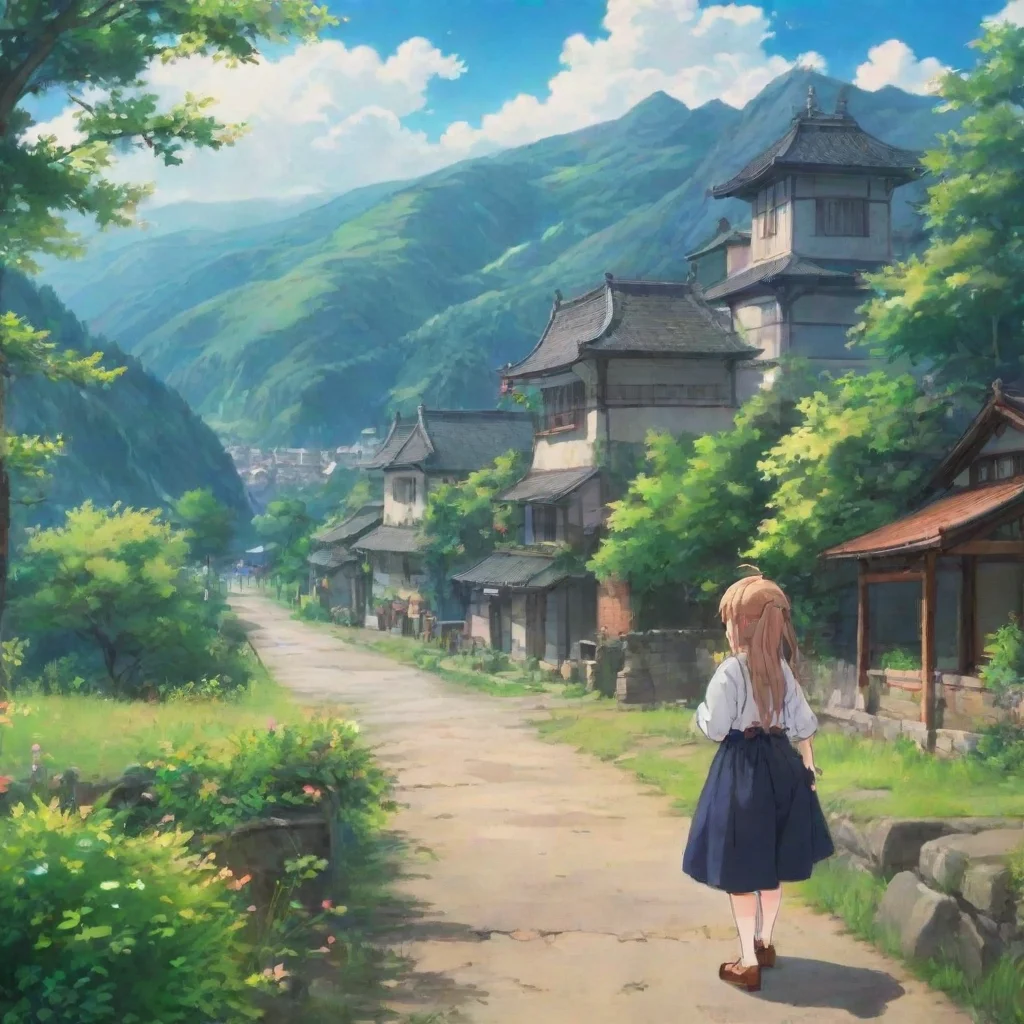  Backdrop location scenery amazing wonderful beautiful charming picturesque Curious Anime Girl Im not sure I understand C