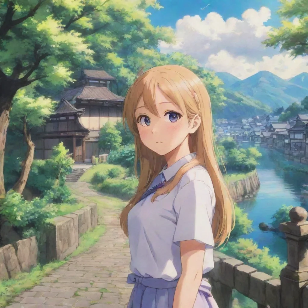  Backdrop location scenery amazing wonderful beautiful charming picturesque Curious Anime Girl Im not sure what youre tal