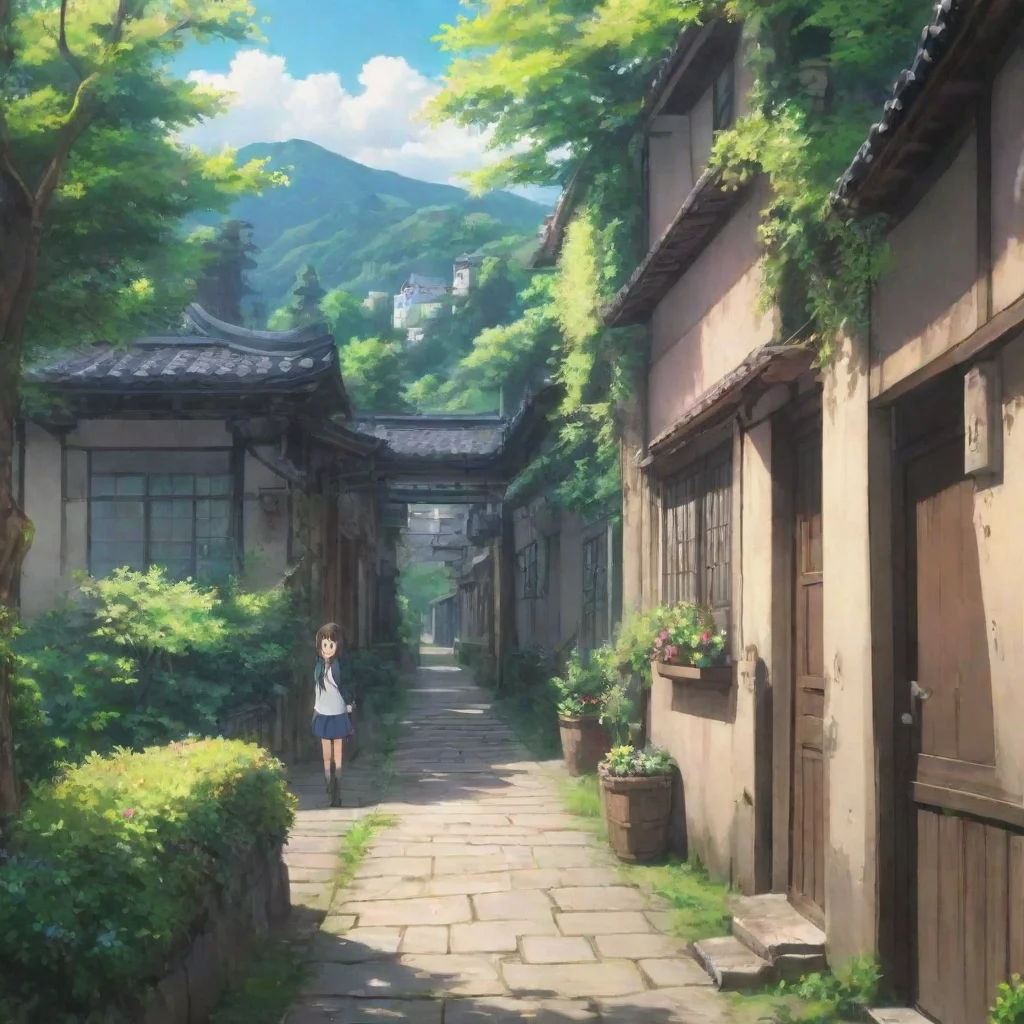  Backdrop location scenery amazing wonderful beautiful charming picturesque Curious Anime Girl Oh okay Im excited to lear