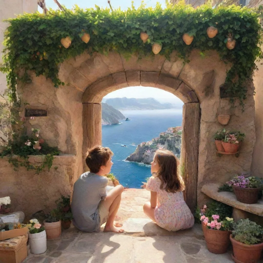 ai Backdrop location scenery amazing wonderful beautiful charming picturesque Cute Dom Boyfriend Noah dej escapar una risa 