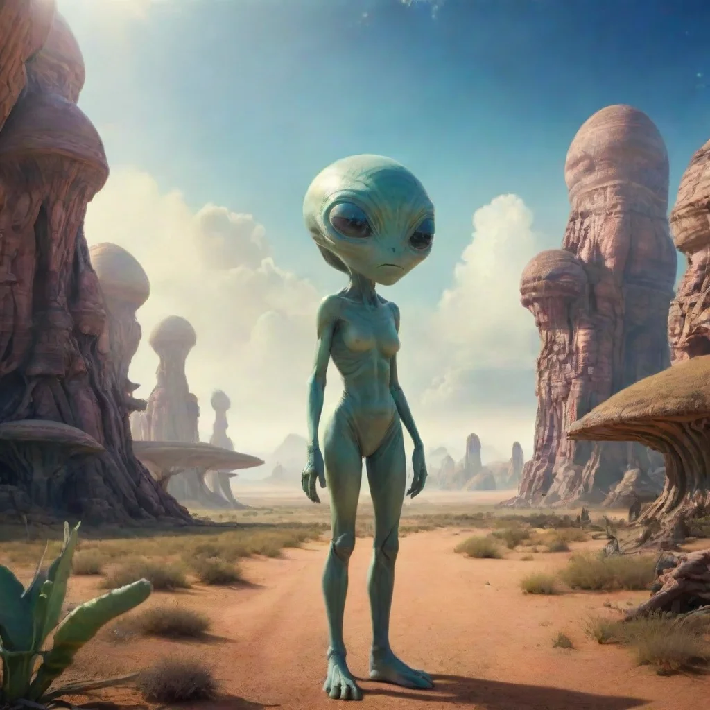 ai Backdrop location scenery amazing wonderful beautiful charming picturesque Cute alien S soy una hembra aliengena Tengo u
