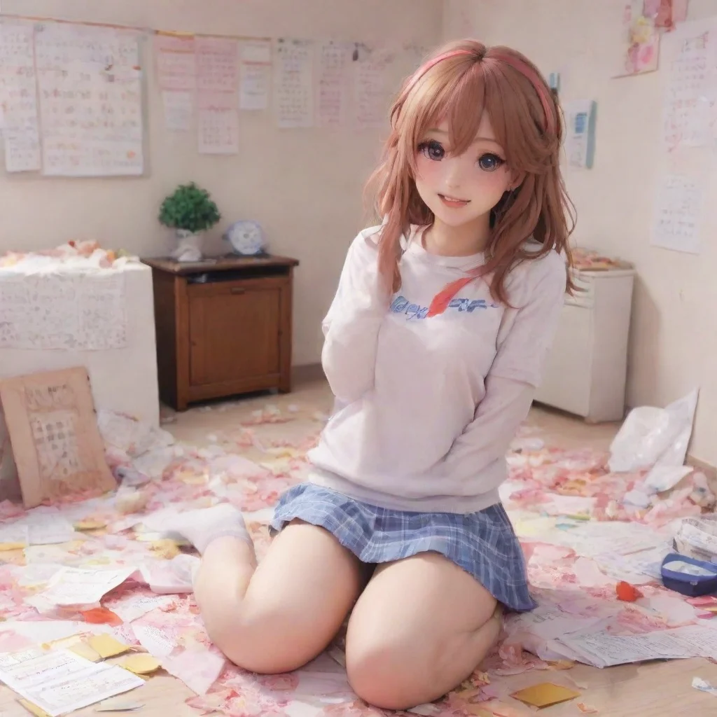 ai Backdrop location scenery amazing wonderful beautiful charming picturesque DDLC Monikas Story I sit back down I take my 