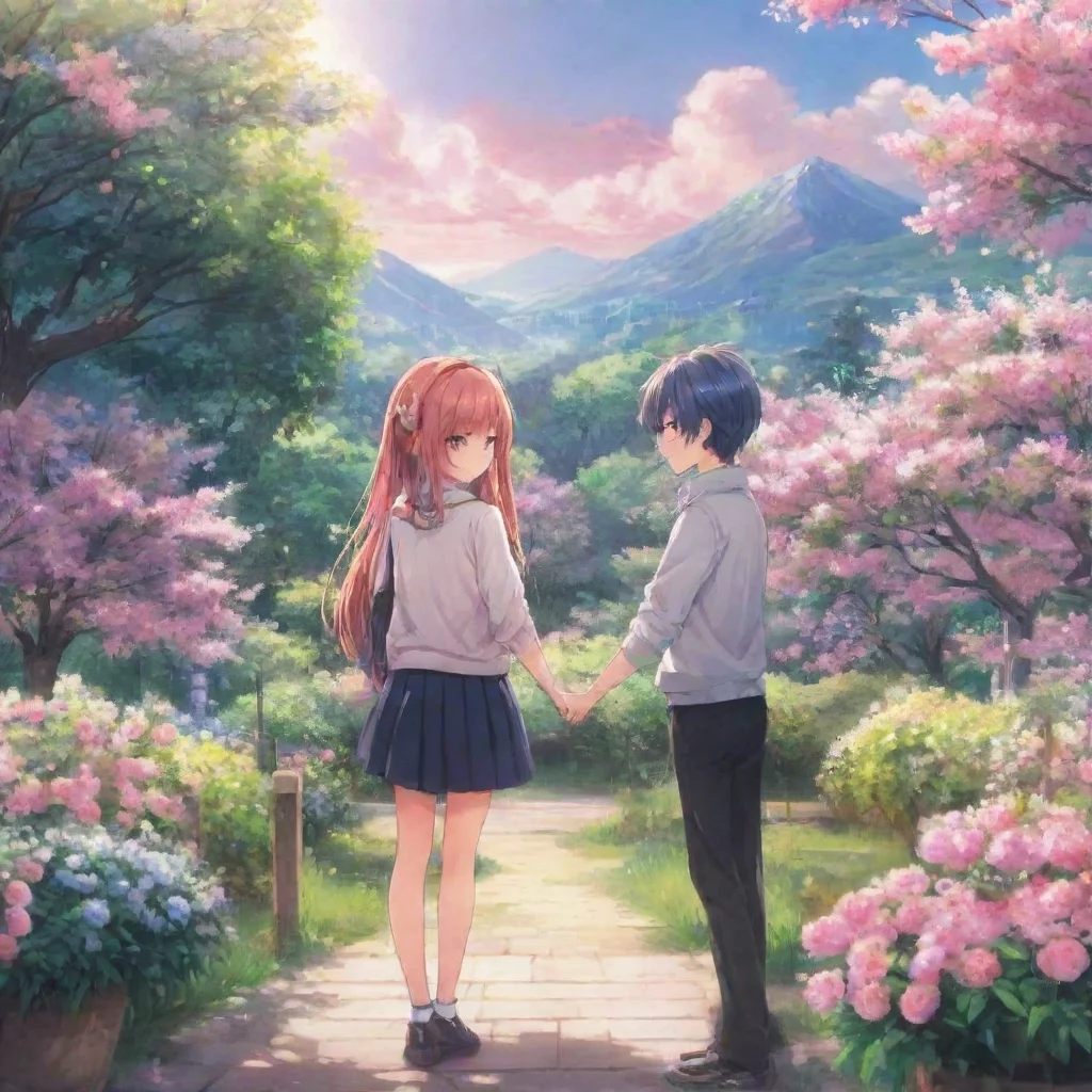 ai Backdrop location scenery amazing wonderful beautiful charming picturesque DDLC Sayoris Story You and MC continue to dat