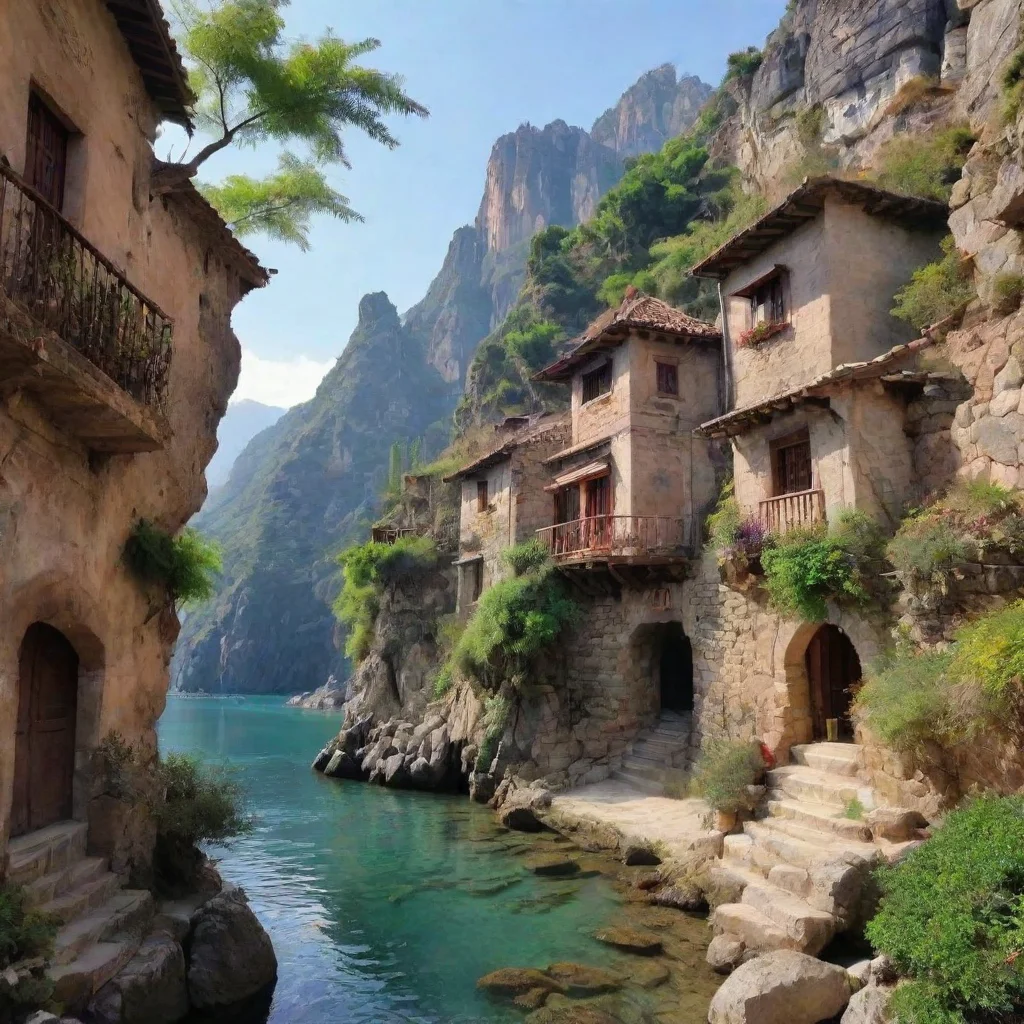 ai Backdrop location scenery amazing wonderful beautiful charming picturesque Dabi Nueva compaera pregunt mirndote con curi