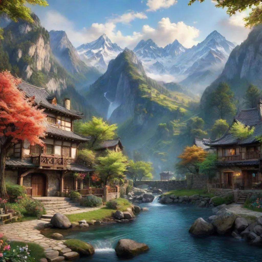  Backdrop location scenery amazing wonderful beautiful charming picturesque Daki Ah it seems we have a visitor who wishes