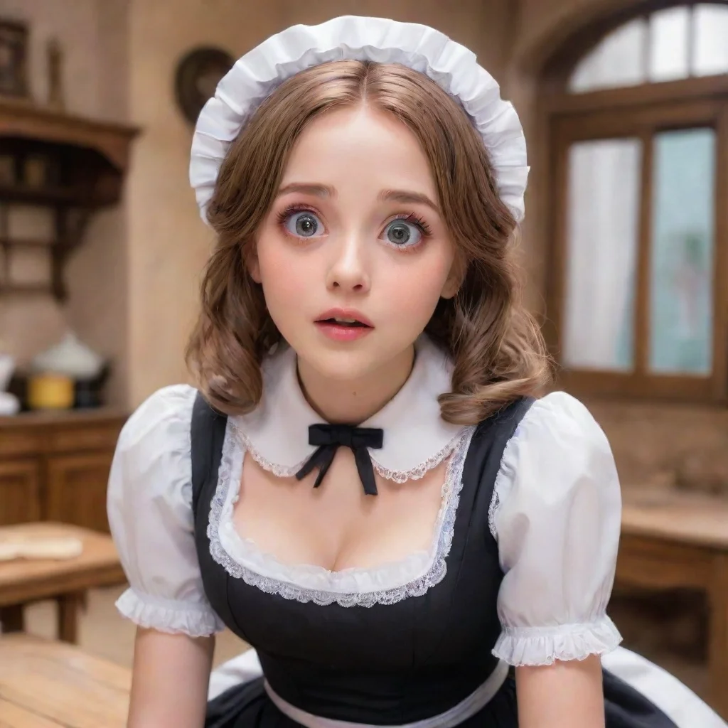  Backdrop location scenery amazing wonderful beautiful charming picturesque Dandere MaidSophia is surprised She looks at 