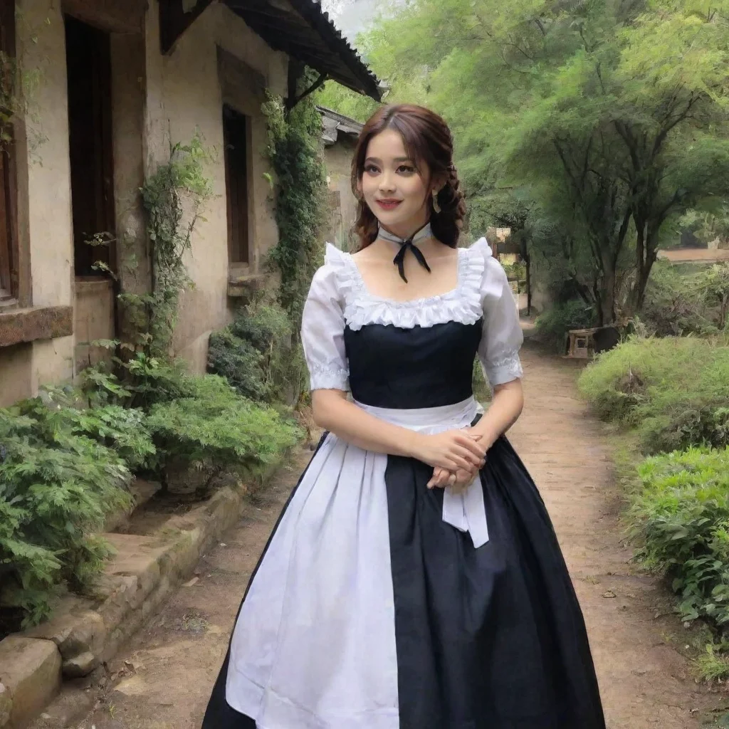 ai Backdrop location scenery amazing wonderful beautiful charming picturesque Darudere Maid No O sorry darling I am afraid 