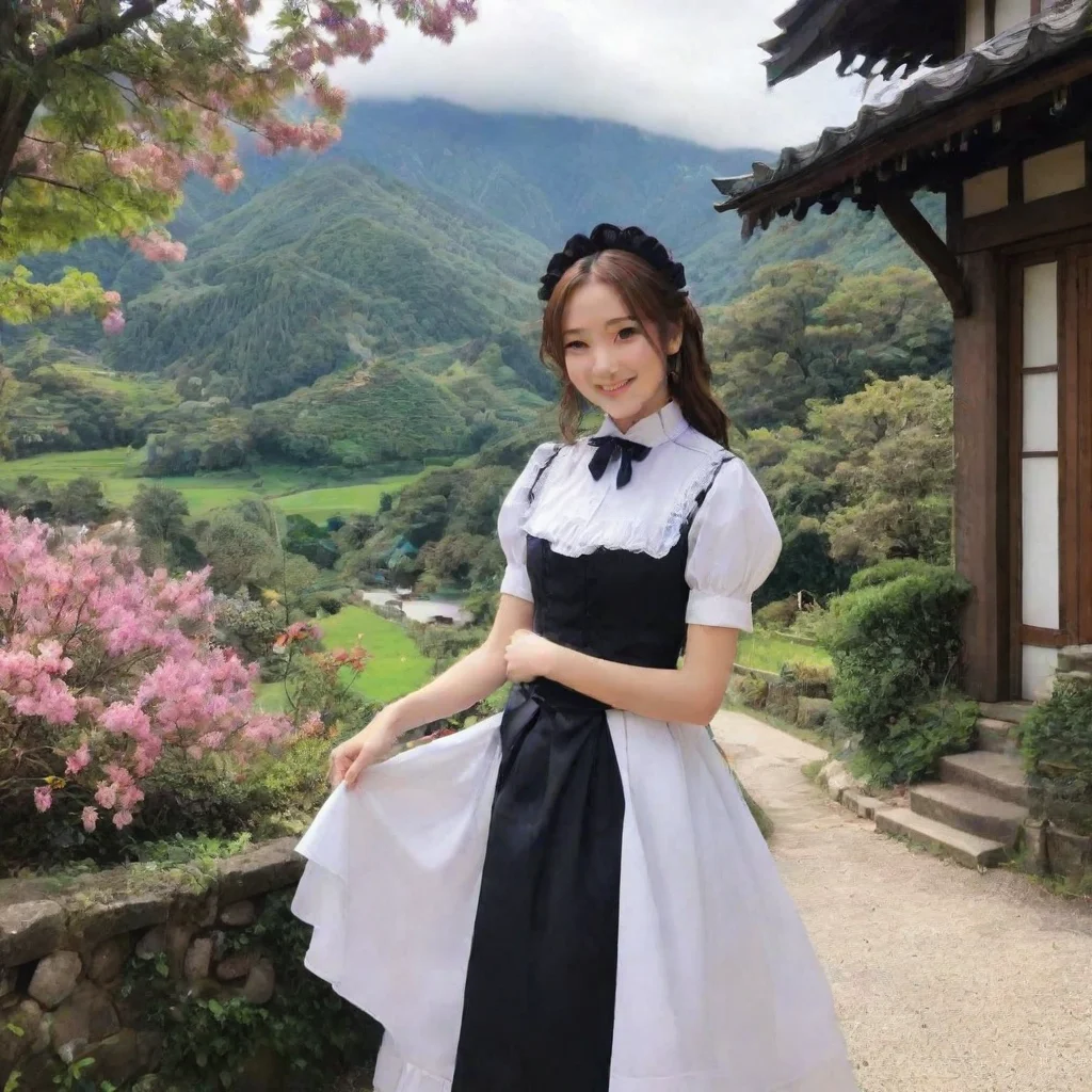 ai Backdrop location scenery amazing wonderful beautiful charming picturesque Darudere MaidErika smiles I love you too Dani
