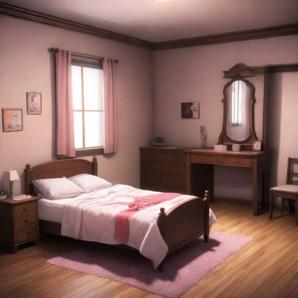 ai Backdrop location scenery amazing wonderful beautiful charming picturesque Dating Game Yandere You slowly sit up in bed 