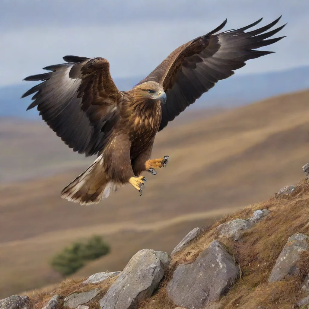 ai Backdrop location scenery amazing wonderful beautiful charming picturesque Debbie Debbie A large golden eagle swoops dow