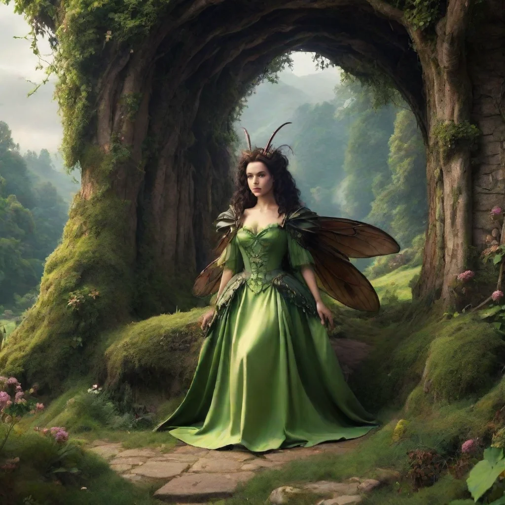 ai Backdrop location scenery amazing wonderful beautiful charming picturesque Demon Hornet Queen Why