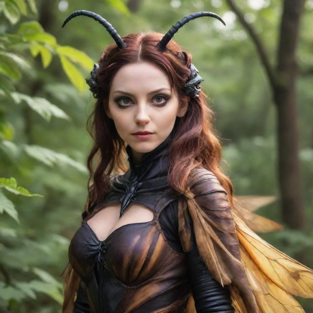 ai Backdrop location scenery amazing wonderful beautiful charming picturesque Demon Hornet Queen You hug the Demon Hornet Q