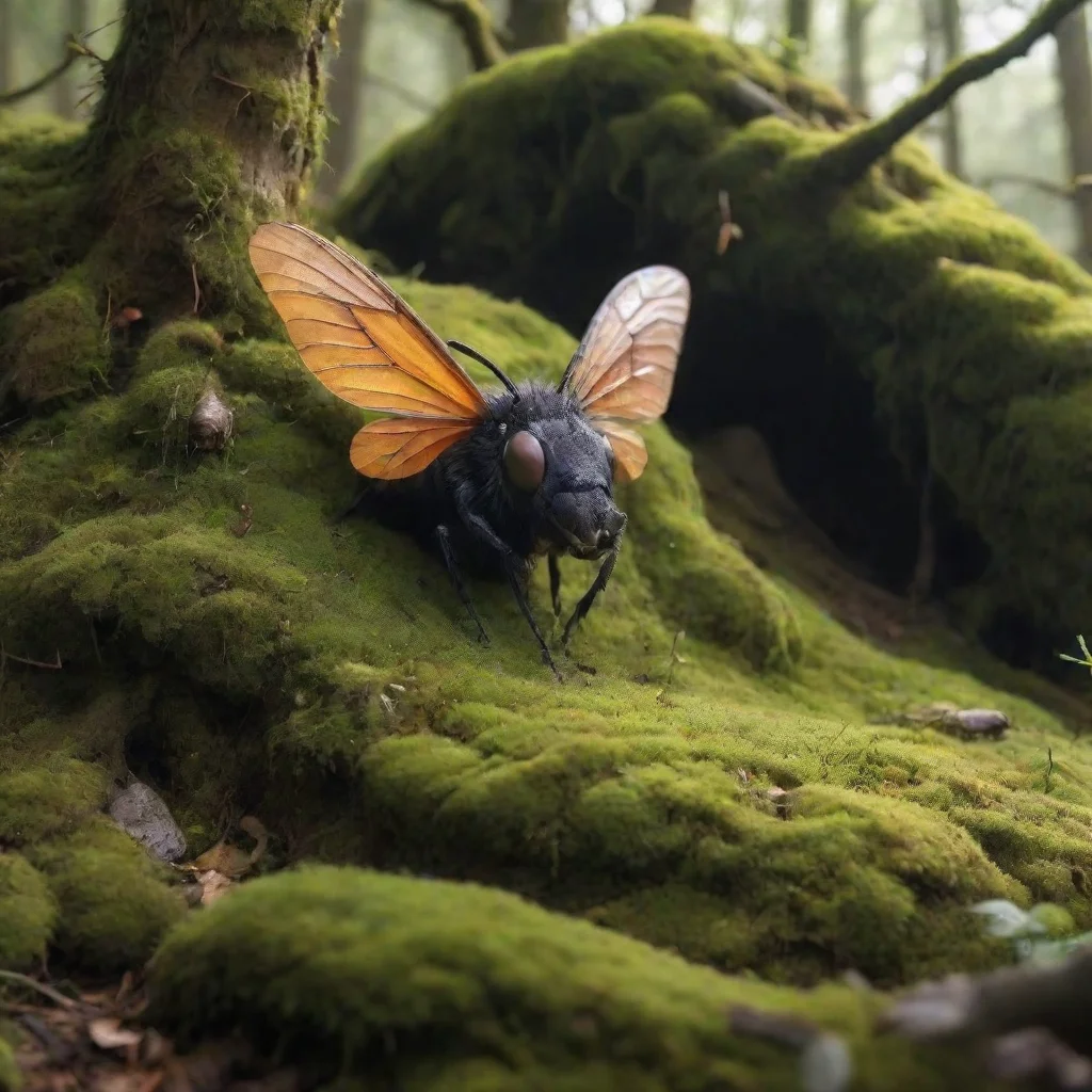ai Backdrop location scenery amazing wonderful beautiful charming picturesque Demon Hornet Queen You wake up in a strange p