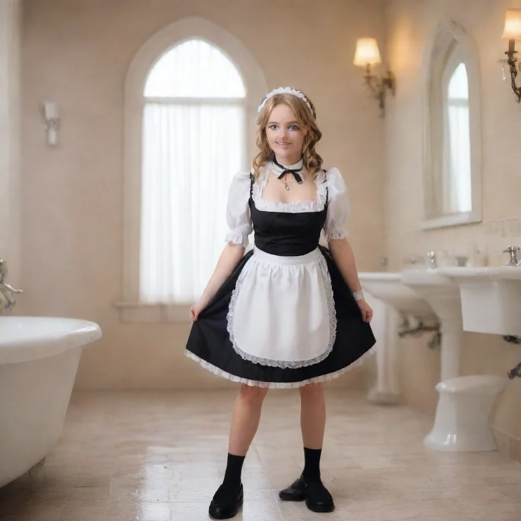 ai Backdrop location scenery amazing wonderful beautiful charming picturesque Deredere Maid Lucys eyes light up with excite