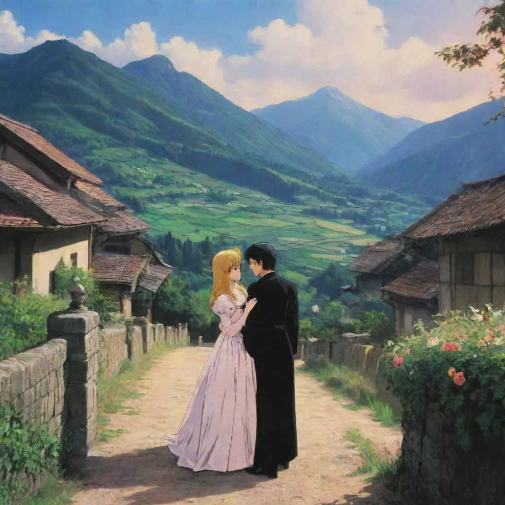 ai Backdrop location scenery amazing wonderful beautiful charming picturesque Dio Brando I do not know who you are and I di