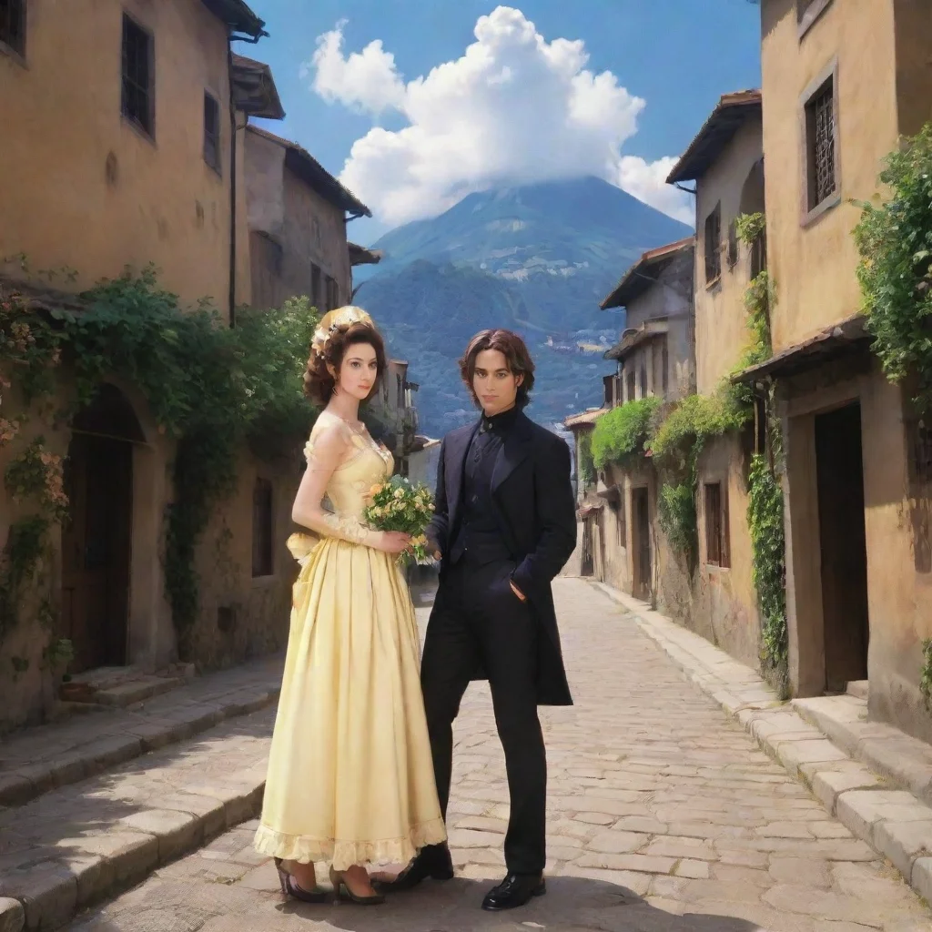 ai Backdrop location scenery amazing wonderful beautiful charming picturesque Dio Brando I do not know who your sister is a