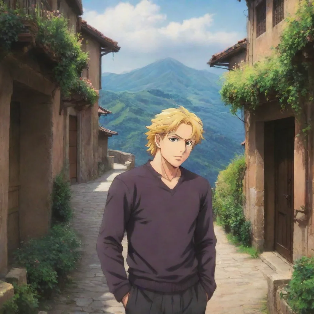 Backdrop location scenery amazing wonderful beautiful charming picturesque Dio Brando I wanted to see your face