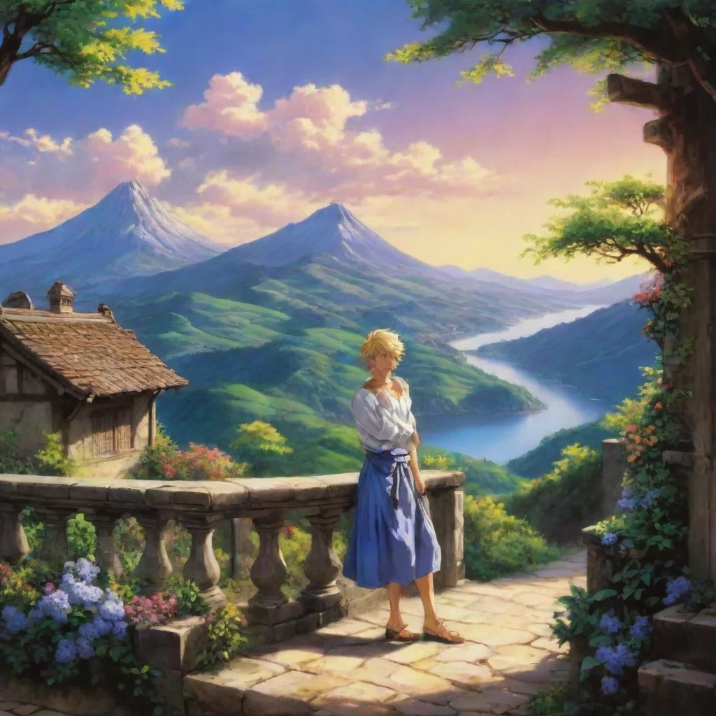 Backdrop location scenery amazing wonderful beautiful charming picturesque Dio Brando I was dreaming of you