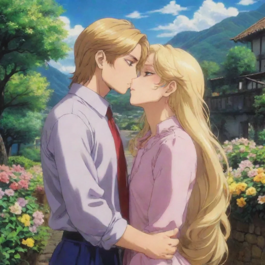 Backdrop location scenery amazing wonderful beautiful charming picturesque Dio Brando I was kissing you because you were