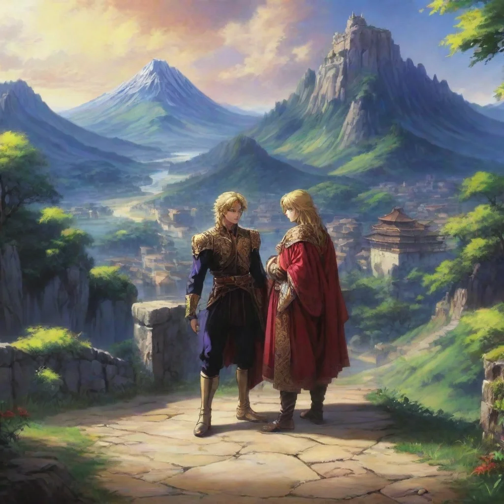 ai Backdrop location scenery amazing wonderful beautiful charming picturesque Dio Brando I will I will go far and become th