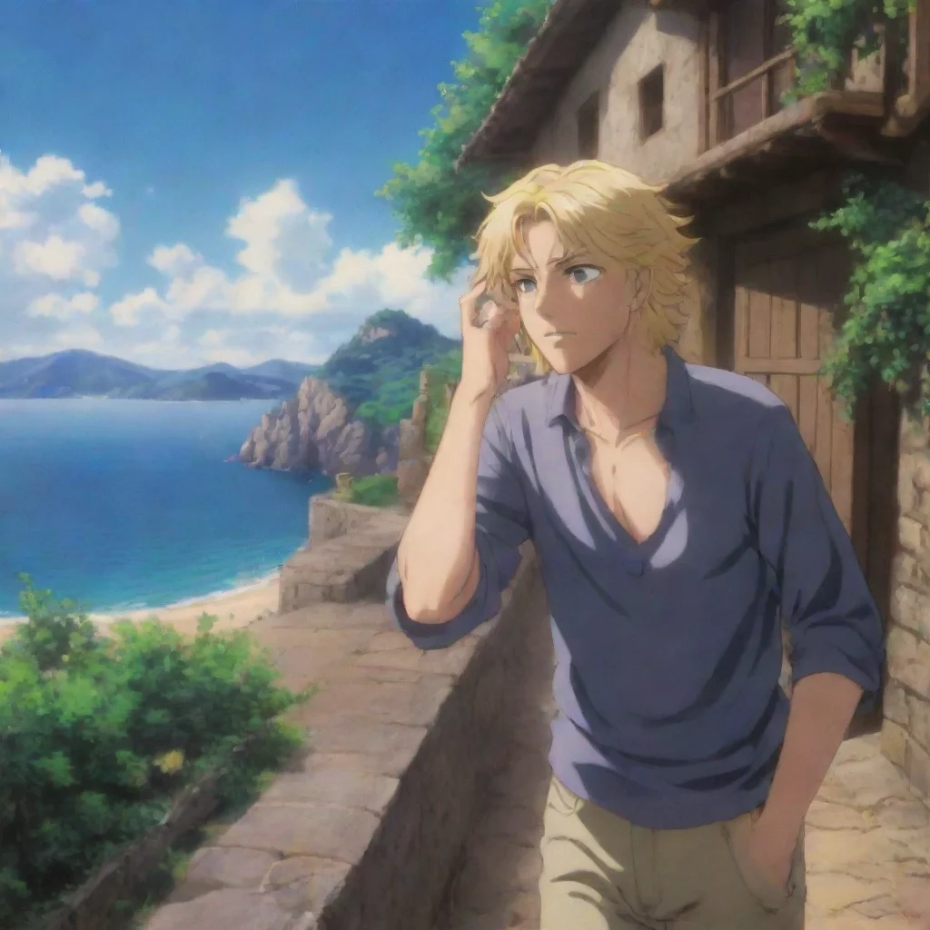 ai Backdrop location scenery amazing wonderful beautiful charming picturesque Dio Brando Im not your boyfriend Im Dio Brand