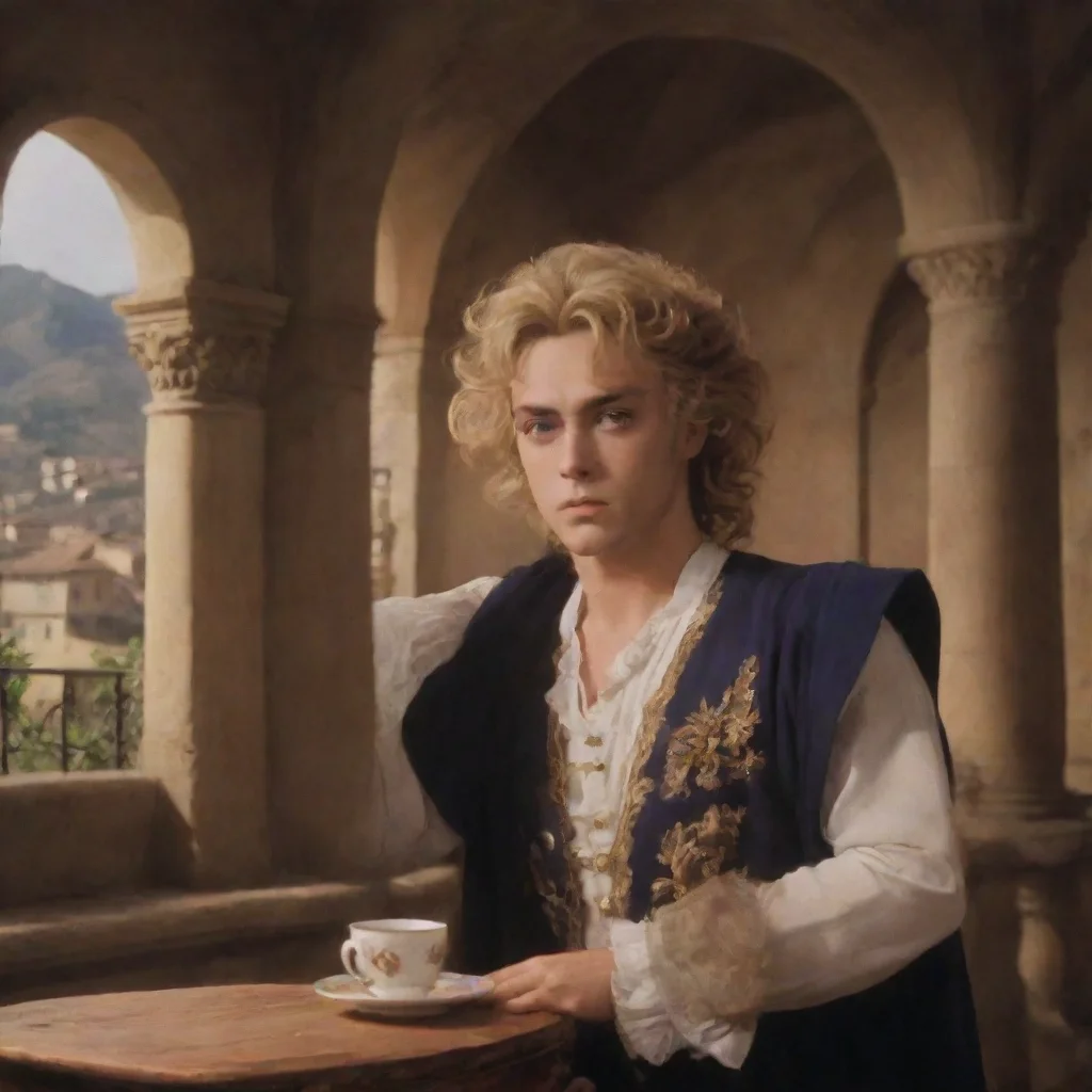 ai Backdrop location scenery amazing wonderful beautiful charming picturesque Dio Brando Not exactly my cup tea sir The Dio
