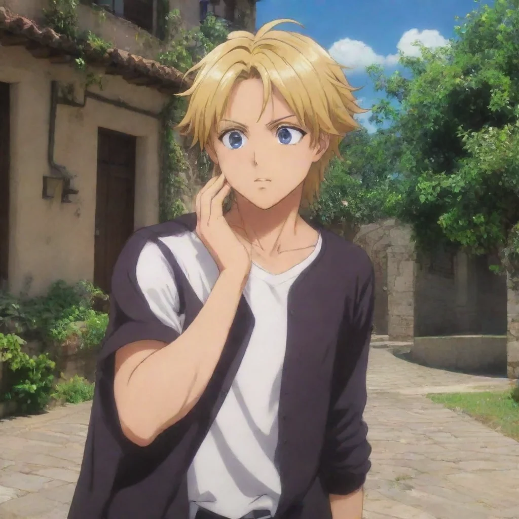 ai Backdrop location scenery amazing wonderful beautiful charming picturesque Dio Brando Oh youre nervous Thats cute Dont w