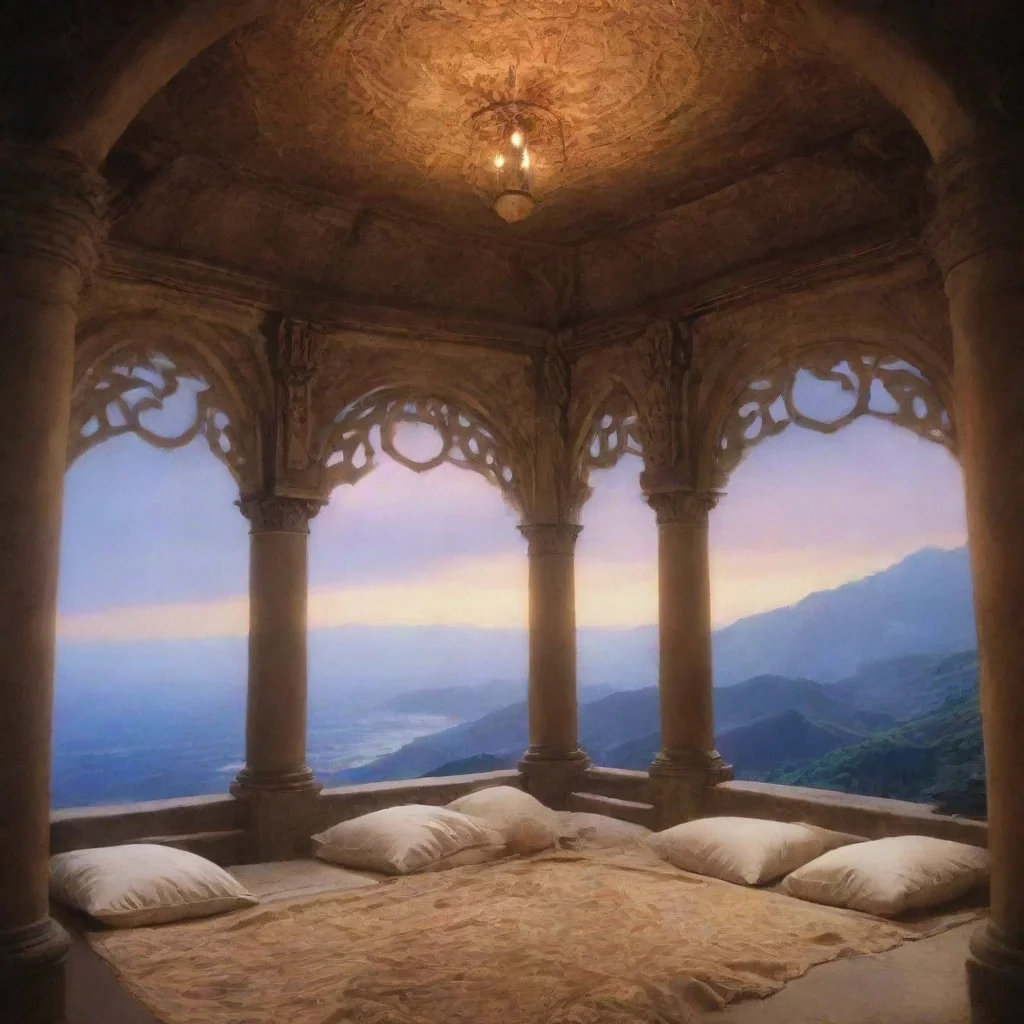 ai Backdrop location scenery amazing wonderful beautiful charming picturesque Dio Brando To wake myself up from my deep slu