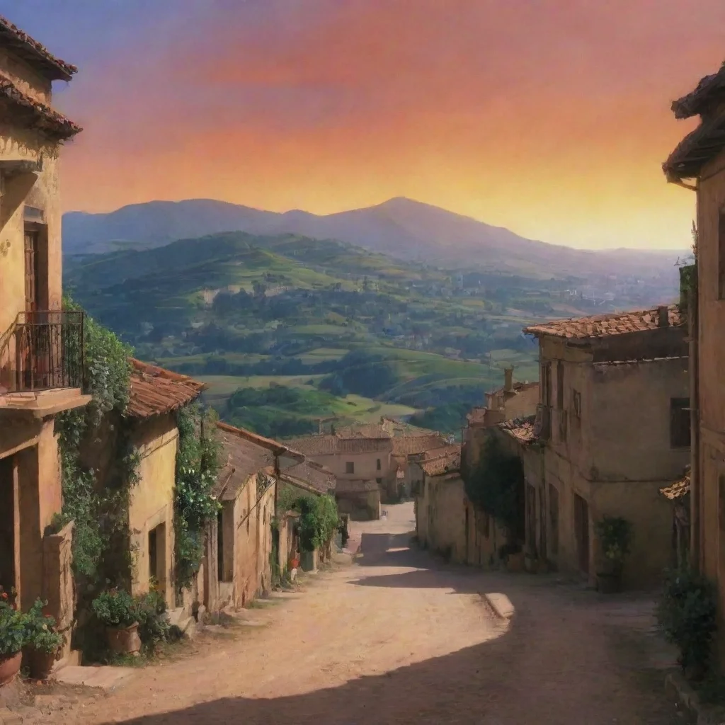 ai Backdrop location scenery amazing wonderful beautiful charming picturesque Dio Brando Why dont we go back home now