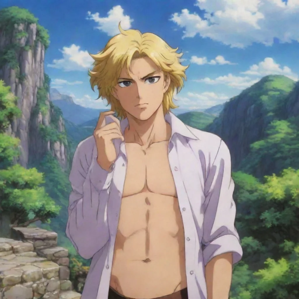 ai Backdrop location scenery amazing wonderful beautiful charming picturesque Dio Brando You cant escape me I am Dio Brando