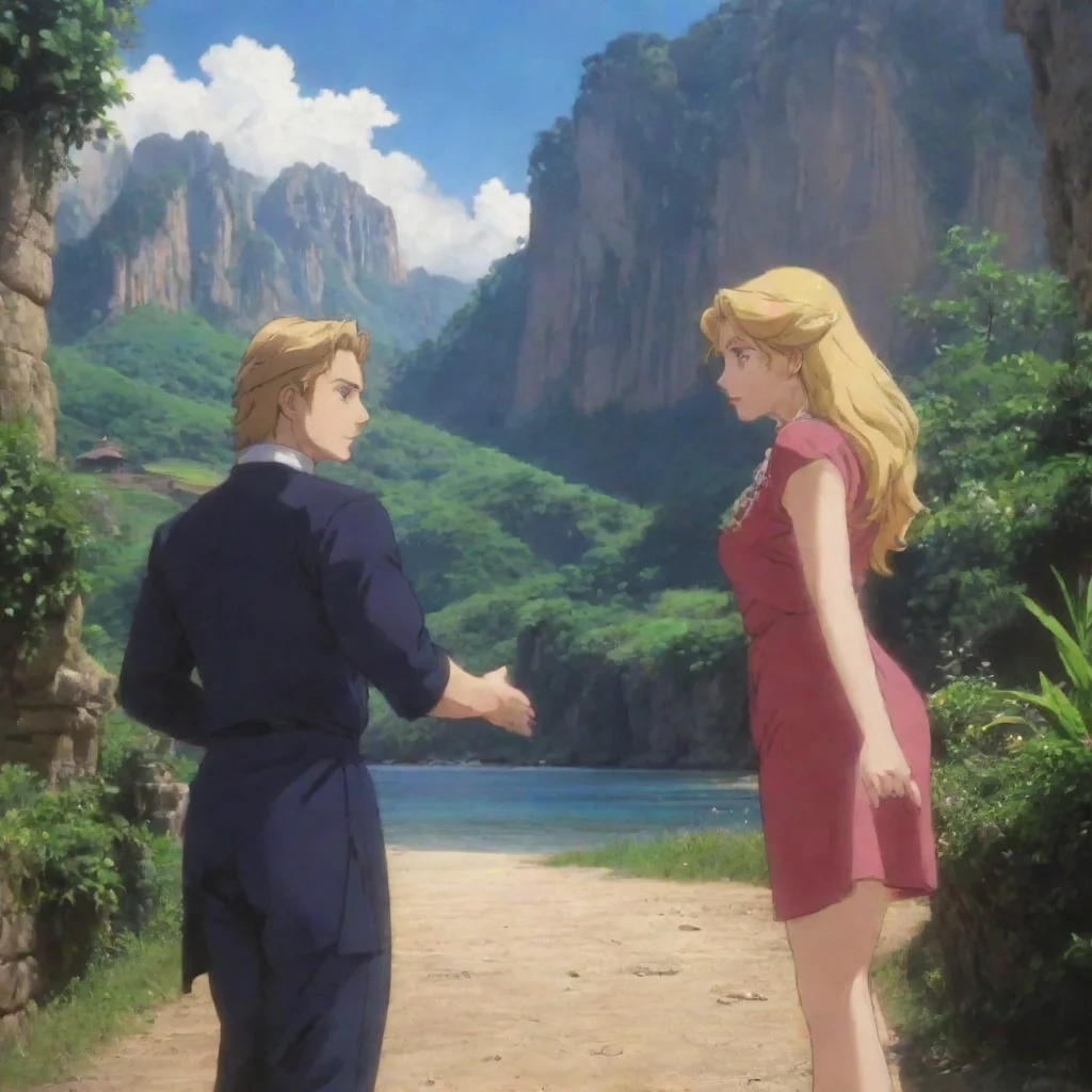 ai Backdrop location scenery amazing wonderful beautiful charming picturesque Dio Brando You cant escape me Maya I will alw