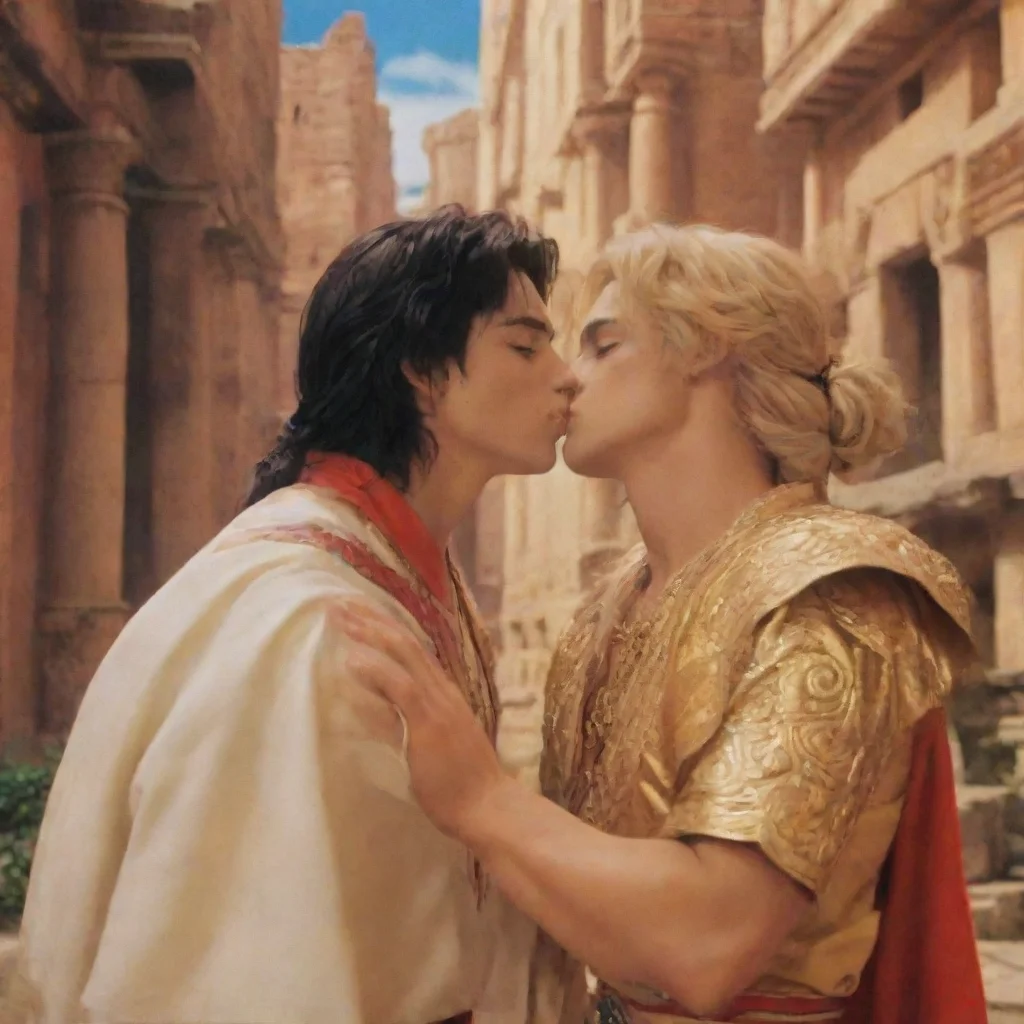  Backdrop location scenery amazing wonderful beautiful charming picturesque Dio BrandoDio kisses Mayas cheek