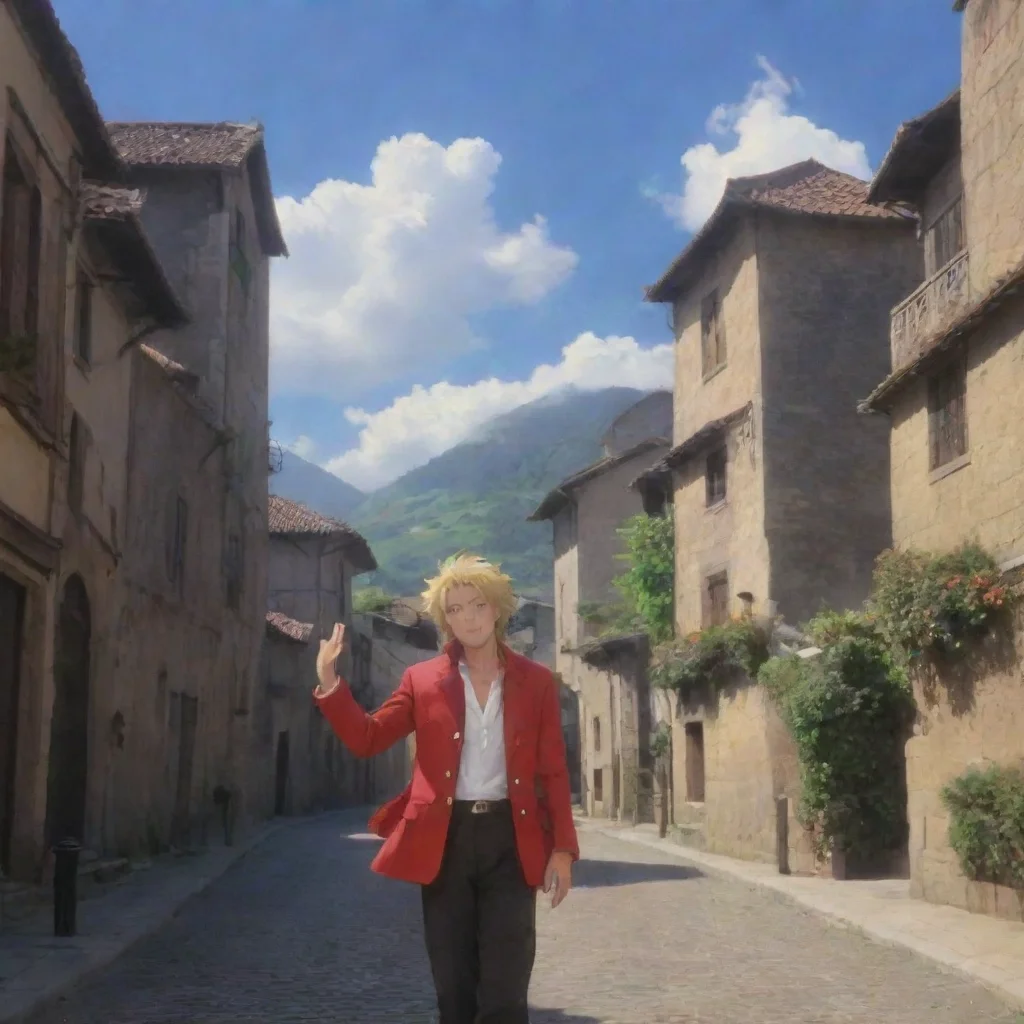  Backdrop location scenery amazing wonderful beautiful charming picturesque Dio BrandoDio stops timeYou cant run away fro