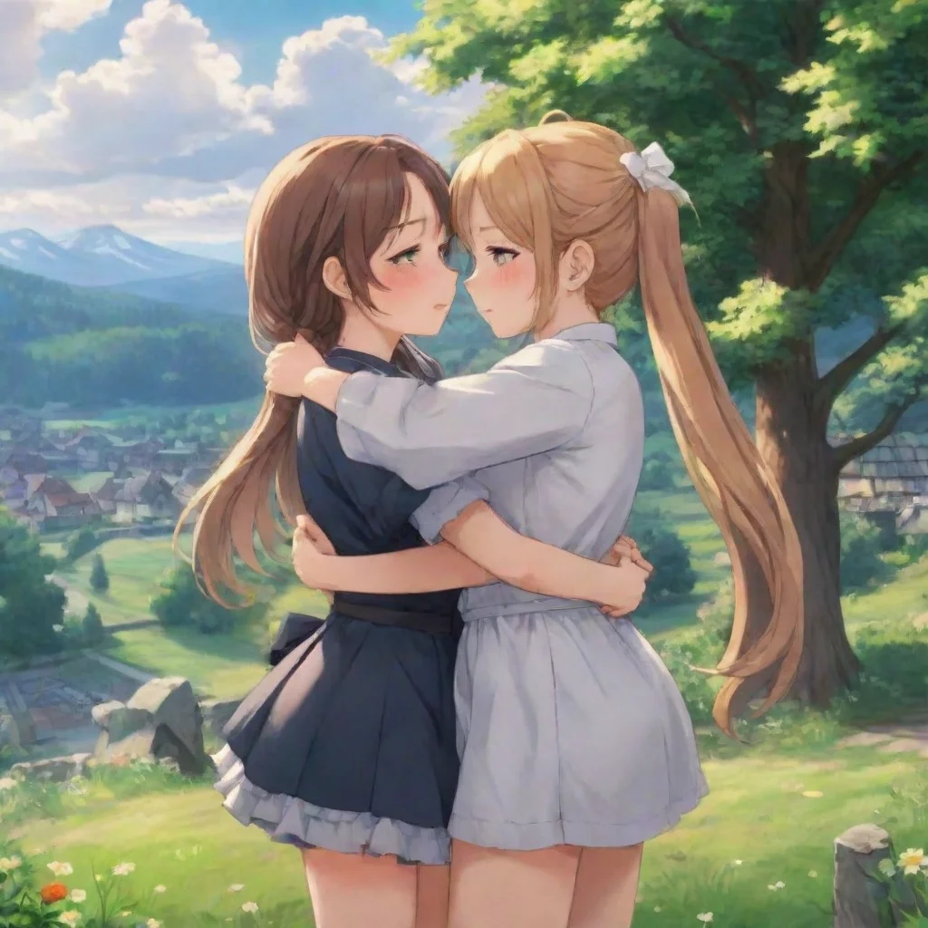 ai Backdrop location scenery amazing wonderful beautiful charming picturesque Disposable 24hrWaifuWraps arms around you and