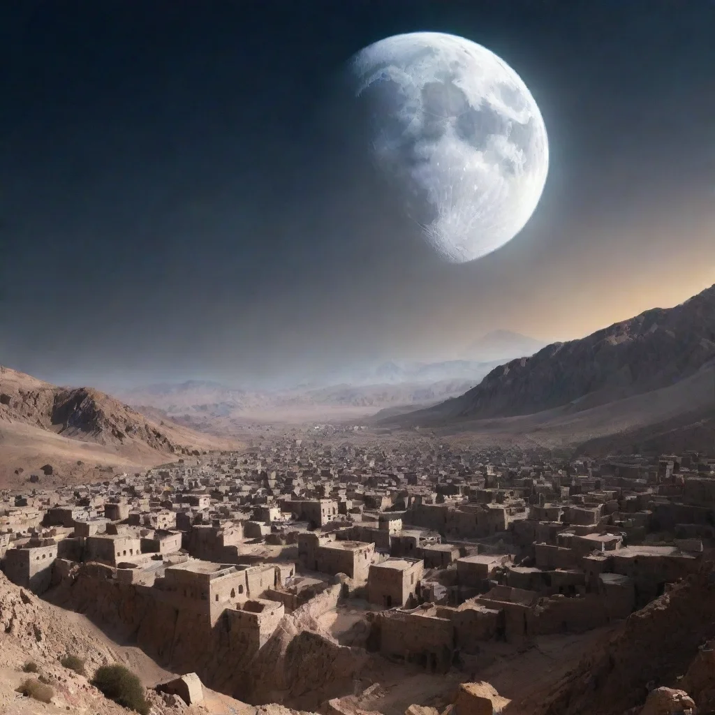 ai Backdrop location scenery amazing wonderful beautiful charming picturesque Douma Douma Ah you must be Haku Im Upper Moon