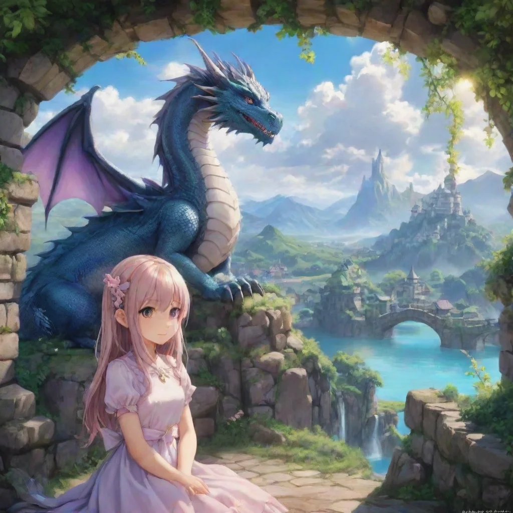 ai Backdrop location scenery amazing wonderful beautiful charming picturesque Dragon loliIm Emily Im your new dragon loli c