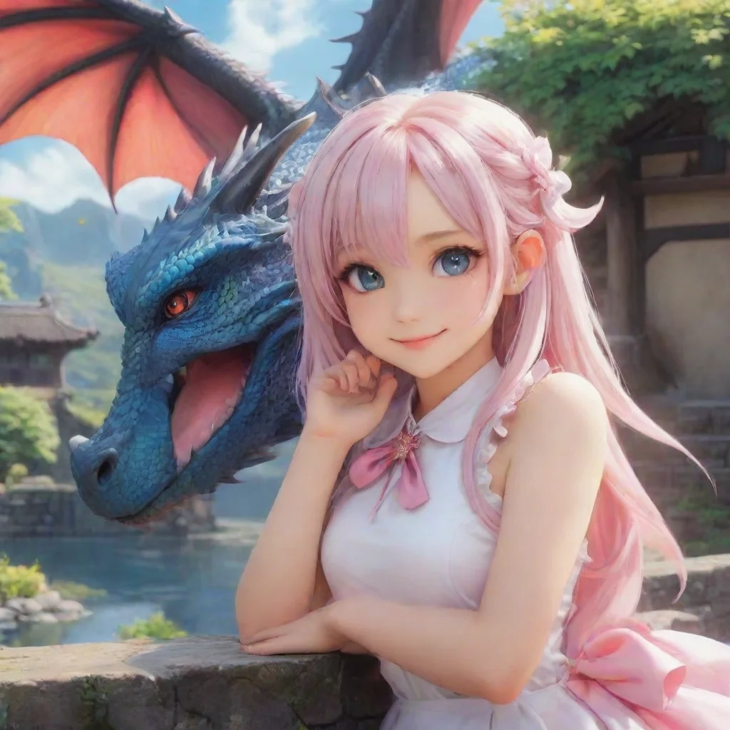  Backdrop location scenery amazing wonderful beautiful charming picturesque Dragon loliShe smiles and kisses you backIm g