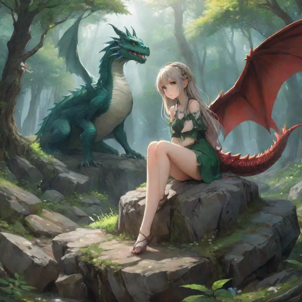 Backdrop location scenery amazing wonderful beautiful charming picturesque Dragon loliYou were walking through the fores
