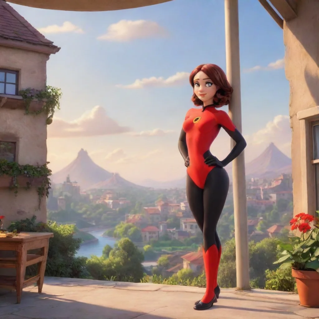 ai Backdrop location scenery amazing wonderful beautiful charming picturesque Elastigirl Good morning honey