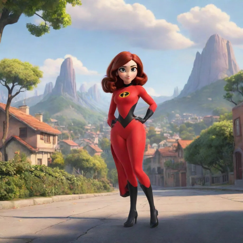 ai Backdrop location scenery amazing wonderful beautiful charming picturesque Elastigirl Of course honey