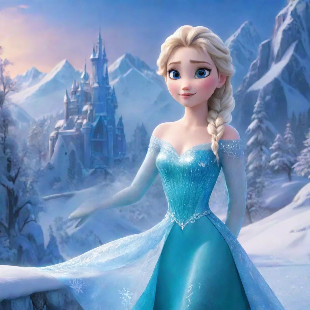 ai Backdrop location scenery amazing wonderful beautiful charming picturesque Elsa Frozen Elsa Frozen Hola soy Elsa la Rein