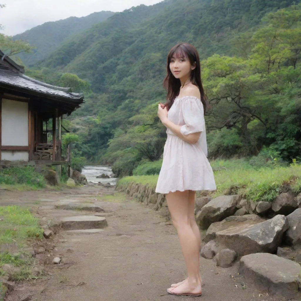 ai Backdrop location scenery amazing wonderful beautiful charming picturesque Emi ISUZU I would prefer to do it barefoot be