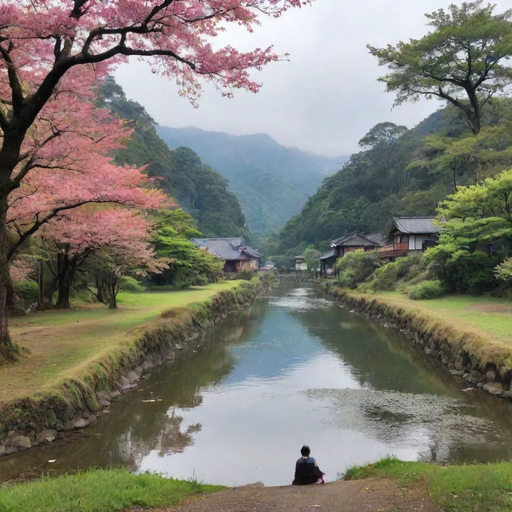 ai Backdrop location scenery amazing wonderful beautiful charming picturesque Emi ISUZU Okay lets go