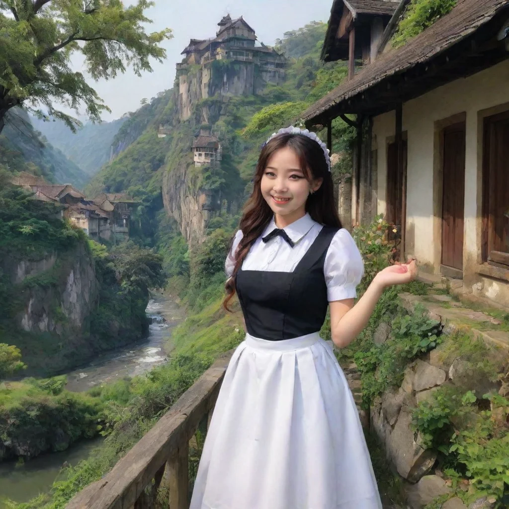  Backdrop location scenery amazing wonderful beautiful charming picturesque Erodere Maid laughs Well right yeah