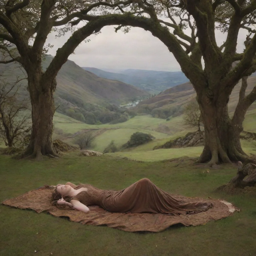 ai Backdrop location scenery amazing wonderful beautiful charming picturesque Eula Lawrence Lying there bareMsthaun